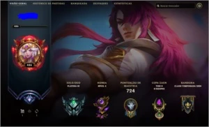 Conta LOL platina 3, Lvl 486, 685 skins e all champs. - League of Legends