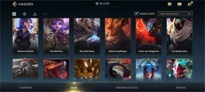 VENDO MINHA CONTA DO LOL WILD RIFT - League of Legends: Wild Rift LOL WR