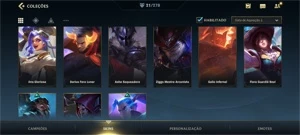 VENDO MINHA CONTA DO LOL WILD RIFT - League of Legends: Wild Rift LOL WR