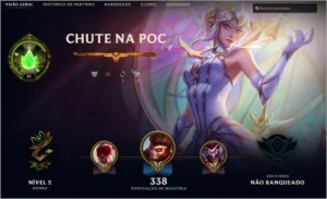 Conta unranked com 91 skins e 105 champs no total - barato! - League of Legends LOL