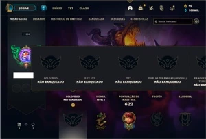 Conta Unranked com TODOS os champs e 149 Skins + 31 Cromas - League of Legends LOL
