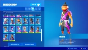 Conta Fortnite, ikonic, minty, salve o mundo com v-bucks etc