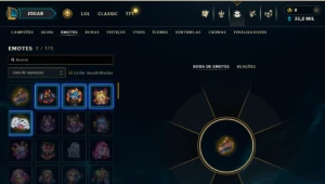 Lol Ferro, 35K Ea, Lvl 30, Upada na Mão e com Skin Lendária - League of Legends