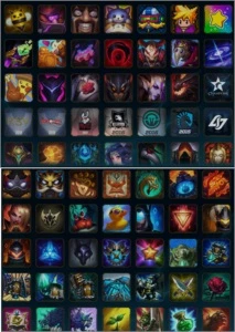 Conta LOL LVL 122 com 365 Skins e 259 Diamante+ - League of Legends