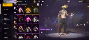 Conta de free fire nível 73