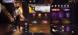 Conta de free fire nível 73