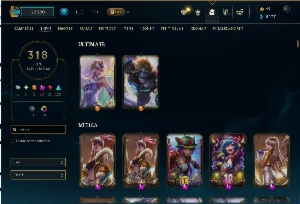 Conta LOL + TFT. 318 skins e muitos itens cosmeticos tft - League of Legends