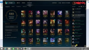 conta de league of legends muito barato LOL
