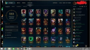 conta de league of legends muito barato LOL