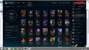 conta de league of legends muito barato LOL