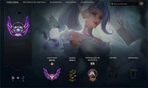 CONTA MASTER 80LP - League of Legends LOL