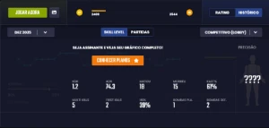 Conta Gamersclub Lvl 17 (Sem Prime) - Counter Strike CS