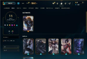 Bronze 4 com 55 Champs e 16 Skins - League of Legends LOL