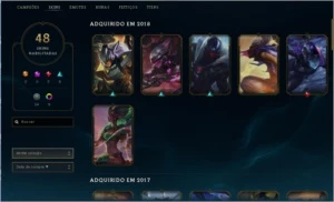 Vendo conta no lol Platina 3(soloDuo), Platina5 (Flex) - League of Legends