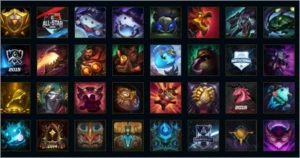 UNRANKED BORDA DE PLATINA, 20 PAGS. DE RUNA, TODOS OS CAMPÕE - League of Legends LOL