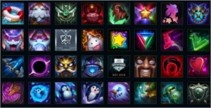 UNRANKED BORDA DE PLATINA, 20 PAGS. DE RUNA, TODOS OS CAMPÕE - League of Legends LOL