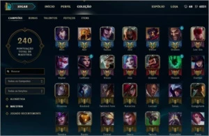 Conta LOL - Borda Platina, Todos os champs, 228 skins - League of Legends