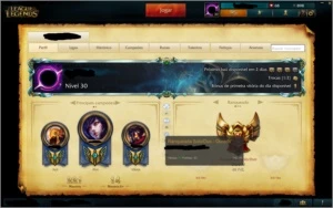 Conta LOL - Borda Platina, Todos os champs, 228 skins - League of Legends