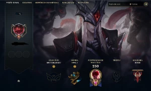 Conta De Lol Com Yone T1 Autografada Faker 70Skins - League of Legends