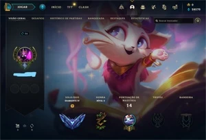 Conta diamante 4 MMR ALTO sem E-mail verificado para rushar! - League of Legends LOL