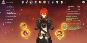 [AR50] DILUC - VENTI - QIQI - KEQING + 13 PERSONAGENS 4* - Genshin Impact