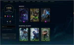 Conta lol 110 champs, 199 skins, unranked level 303 - League of Legends