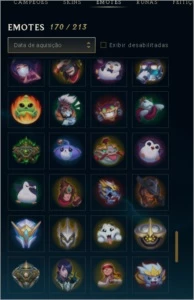 Conta lol 110 champs, 199 skins, unranked level 303 - League of Legends