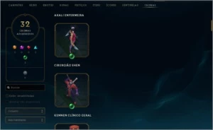 Conta lol 110 champs, 199 skins, unranked level 303 - League of Legends