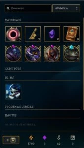 Conta lol lv 185 unranked 92campeões 42 skins muito boas - League of Legends
