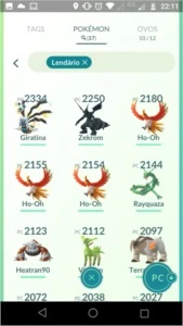 Conta Pokémon Go Nível 40