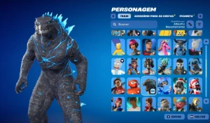 Conta Fortnite| 76 Skins | Godzilla Evolved