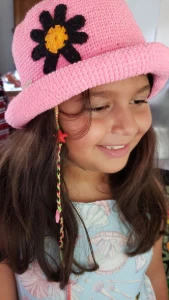 Chapéu Bucket em Crochê - Artesanato e Personalizados