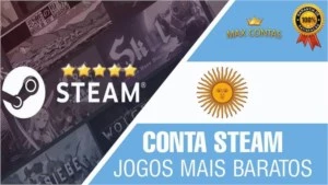 CONTA STEAM ARGENTINA - JOGOS MUITO MAIS BARATOS
