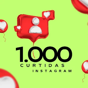 1k Curtidas Instagram Brasileiras - Redes Sociais