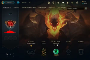 Conta Lol Nivel 58 - League of Legends