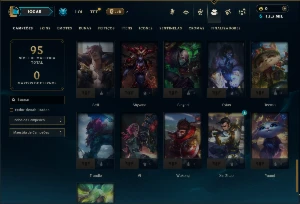 Mestre com 55 Champs e 7 Skins ( 21 PDL ) - League of Legends LOL