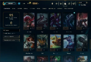 Mestre com 55 Champs e 7 Skins ( 21 PDL ) - League of Legends LOL