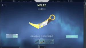 Conta Valorant com adaga delíquio, karambit sublime(nv1) e+