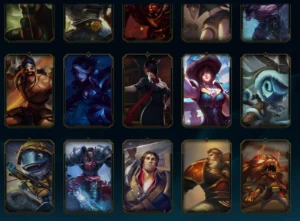 Conta LoL NFA Inativa - Nível 101, Main Top e Adc, 115 skins - League of Legends