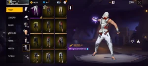 Conta de free fire gemada