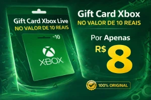 Gift Card Xbox R$ 10 reais - Gift Cards