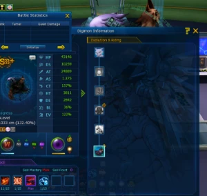 Conta Zeed - Digimon Masters Online DMO