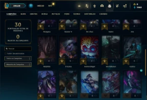Conta Unranked com 31 Champs e 5 Skins + 3 Fragmentos - League of Legends LOL