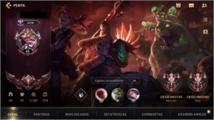 Conta grão mestre 42 skins - League of Legends: Wild Rift LOL WR