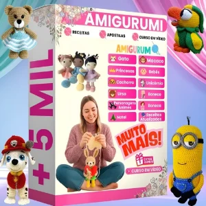 Pack +5000 Receitas Amigurumi +Videos E Apostilas atualizado - Outros