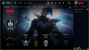 Conta LOL - 60 campeões - 25 Skins - Platina 4 - Honra 2 - League of Legends