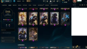 Conta lol 246 skins lvl 617 - League of Legends