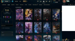 Conta lol 246 skins lvl 617 - League of Legends