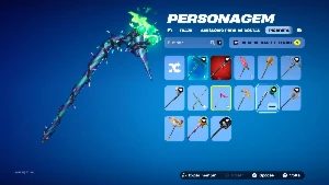 Conta fortnite picareta mint, skin midas