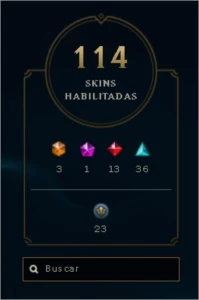 CONTA LOL OURO 3 +100 SKINS - League of Legends